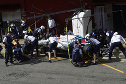 Robert Kubica, Williams FW41 pit stop