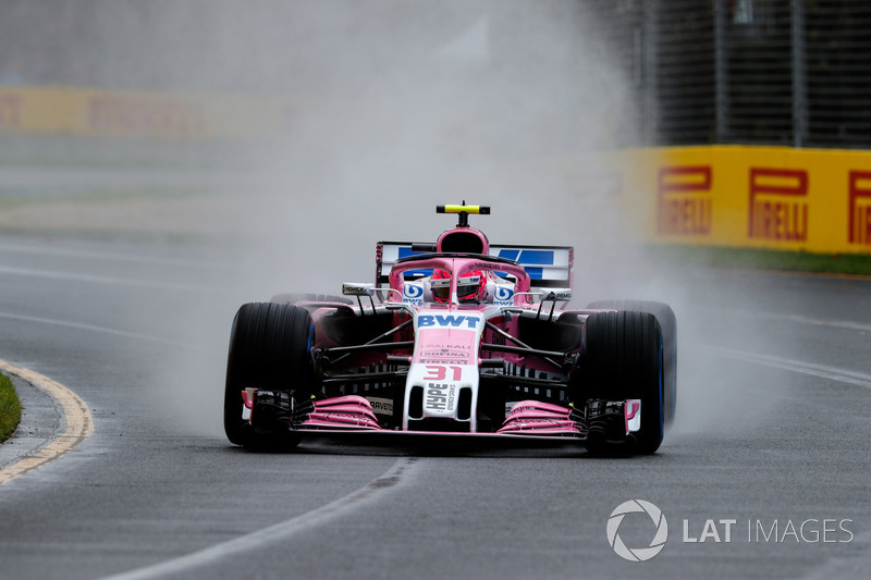 Esteban Ocon, Force India VJM11 Mercedes