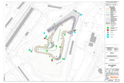 Layout der Rallycross-Piste in Silverstone