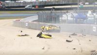 Huge #64 Corvette Racing crash