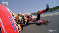 Marc Márquez chute en EL2 à Jerez