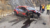 Rally de Montecarlo: Accidente Ott Tanak