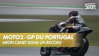 Arón Canet fait tomber le record de Portimão en Moto2