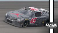 Kurt Busch pressures Kyle Larson, takes the win at Kansas