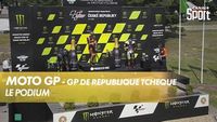 Le podium du Grand Prix de République Tchèque de MotoGP