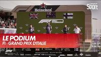 Le podium du Grand Prix d'Italie
