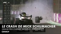 Le violent crash de Mick Schumacher à Djeddah