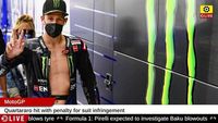 MotoGP: Fabio Quartararo's lead slashed due to penalties
