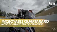 Quartararo voit sa combinaison s'ouvrir en pleine course