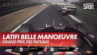 Très jolie manœuvre de Nicholas Latifi