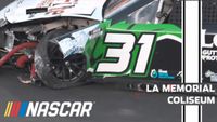 Wall contact causes significant damage to Justin Haley’s No. 31 car