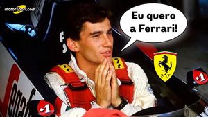 A reunião da quase ida de Senna para Ferrari