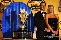 Gracious Busch accepts his awards Gracious Busch accepts his awards