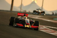 Hamilton storms to pole in Abu Dhabi Hamilton storms to pole in Abu Dhabi