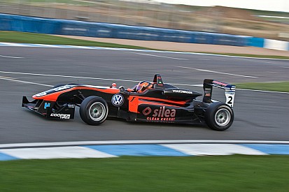 Fantin finished his British F3 career with a podium at Donington