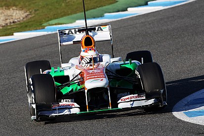 Di Resta completed a busy first day of testing in Jerez