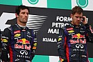 Vettel apologizes to Webber after late on-track battle at Sepang Vettel apologizes to Webber after late on-track battle at Sepang