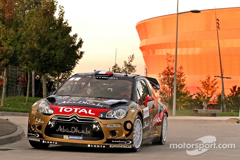 Sordo and Loeb mix it up with leaders at Citroen's homeland rally