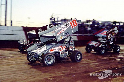 Dale Blaney battles to the win in WoO feature at Attica Raceway Park