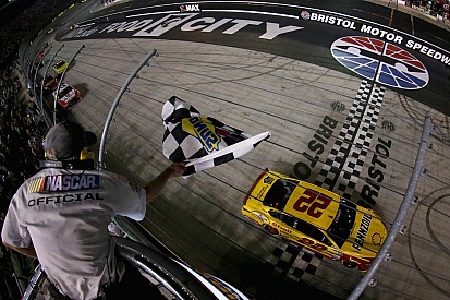 Logano nabs third win of the season in Bristol night race