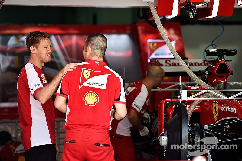 Vettel: el Ferrari actual es mejor que el Red Bull de 2014