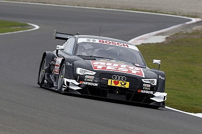 Les pilotes Audi en vue lors des tests d'Estoril