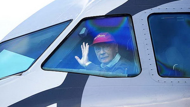 Lauda sfida e batte il vulcano
