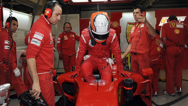 Zampieri ha girato a Fiorano sulla F2008