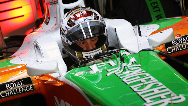 Hockenheim, libere 1: Sutil si esalta con il bagnato