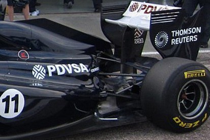 Williams: sospensioni ancorate all'ala posteriore!