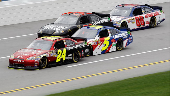 Jeff Gordon guida il poker Hendrick Motorsports