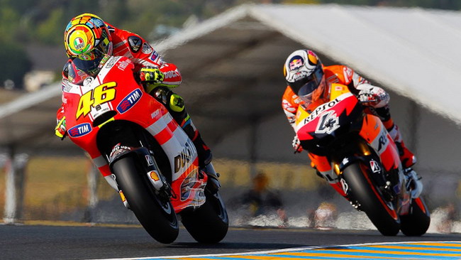Valentino ha passato Dovi con le bandiere gialle!