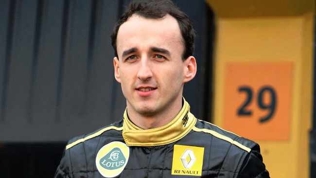 Kubica si vede sulla griglia del mondiale 2012