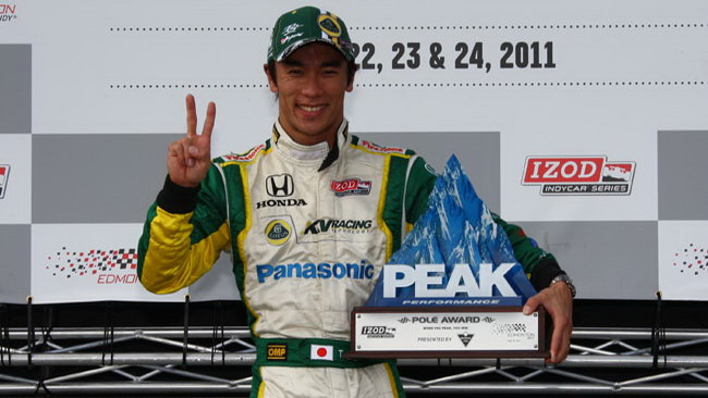 Sato soffia la pole a Power ad Edmonton