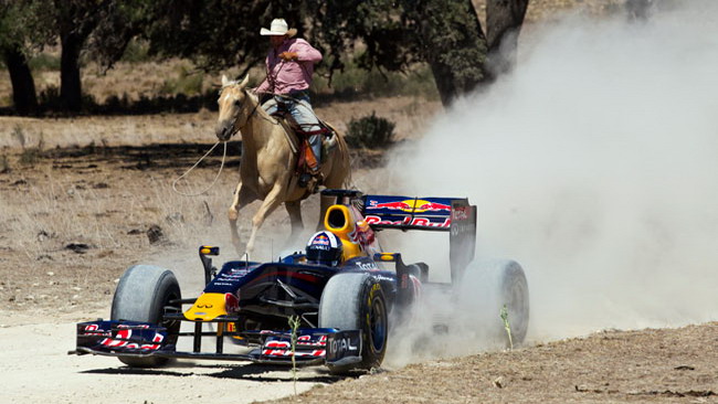 Coulthard dà spettacolo ad Austin con la Red Bull