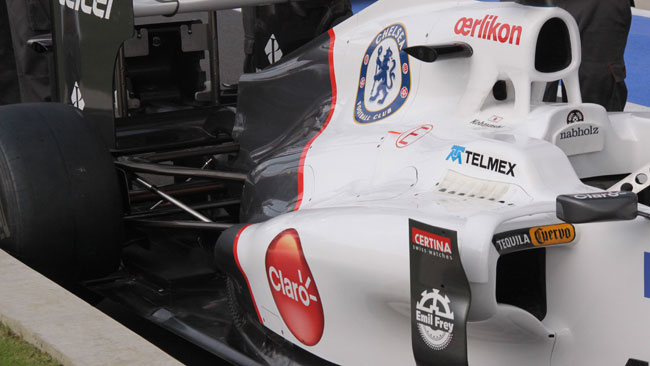 La Sauber ora è più sinuosa dagli scarichi