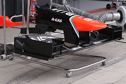 La Marussia ha cambiato muso, pance e diffusore