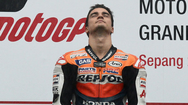 Pedrosa si gode la sua prima vittoria sul bagnato