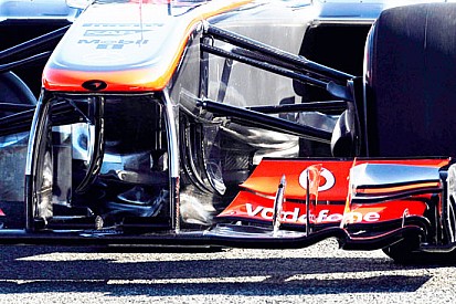 La McLaren con il triplo deviatore di flusso