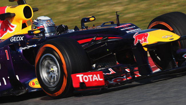 Barcellona, Day 2, Ore 13: Vettel comanda alla pausa