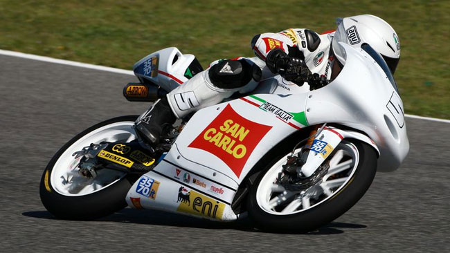 Romano Fenati deluso dal risultato dei test di Jerez