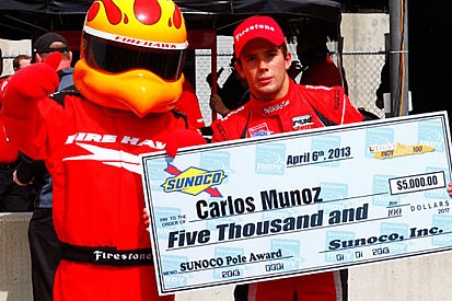 Seconda pole di fila per Carlos Munoz al Barber