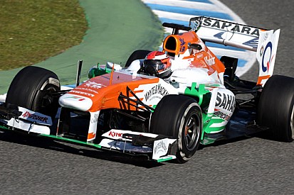 Rossiter sulla Force India nelle libere di Silverstone