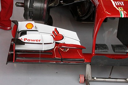 Solo Alonso ha provato la nuova ala anteriore