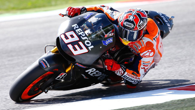 Test Misano, Ore 13: Marquez ok con la Honda 2014