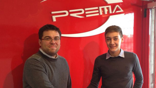 Alex Bosak e George Russell i piloti Prema per il 2014