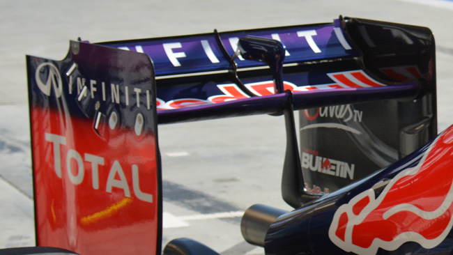 Red Bull: tagliata anche l'ala posteriore