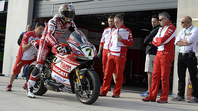 Seconda fila positiva per le due Ducati