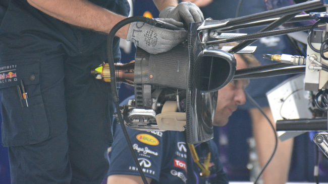 Red Bull: nuove prese d'aria dei freni anteriori