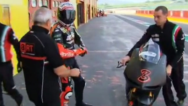 40 giri in sella alla ART-Aprilia per Biaggi al Mugello
